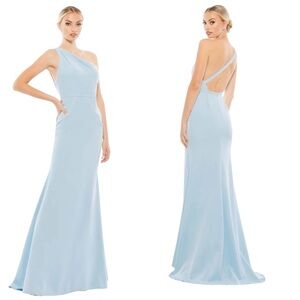 Ieena for Mac Duggal One Shoulder Mermaid Gown Size 2